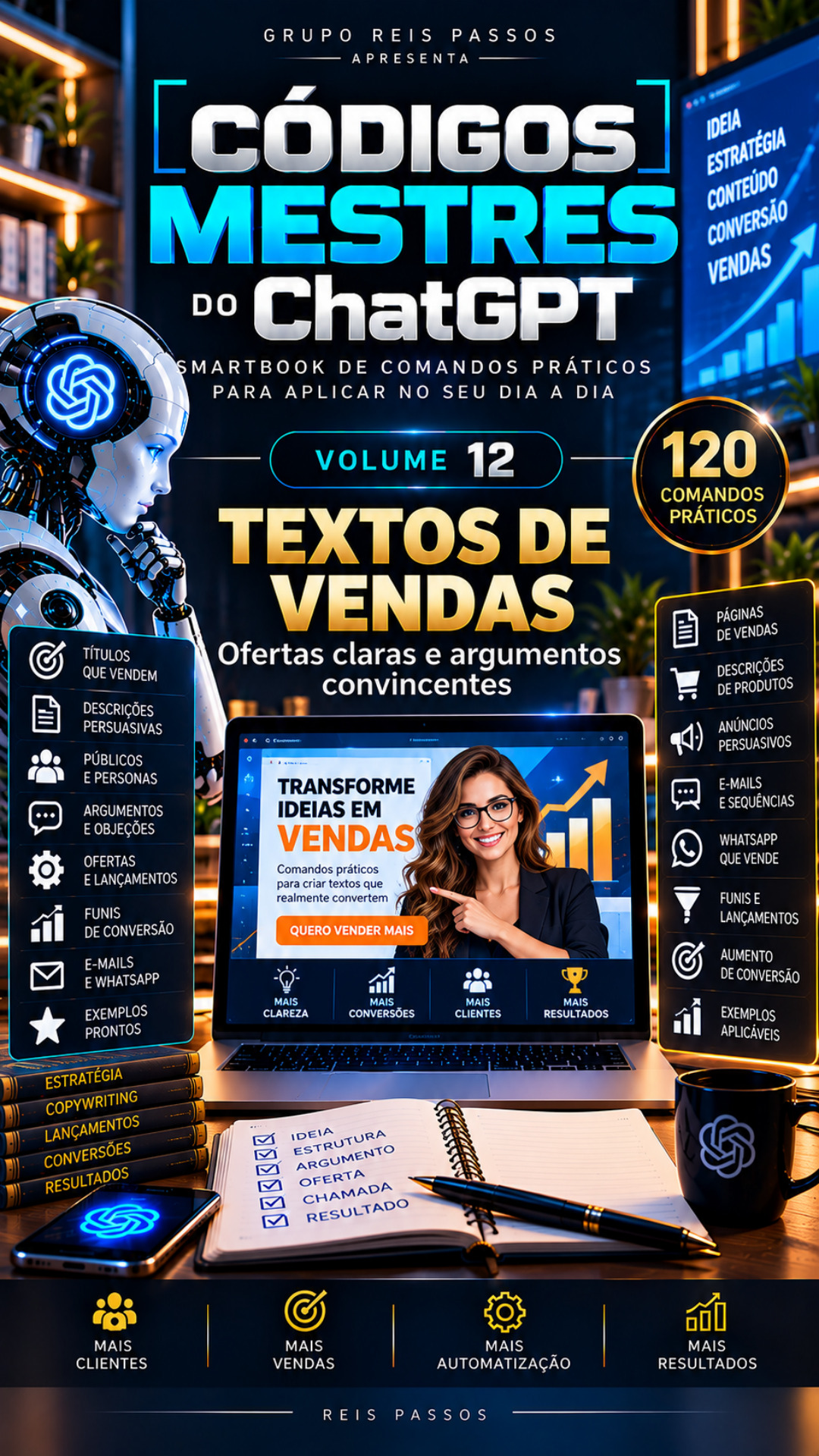 Capa de Textos de Vendas