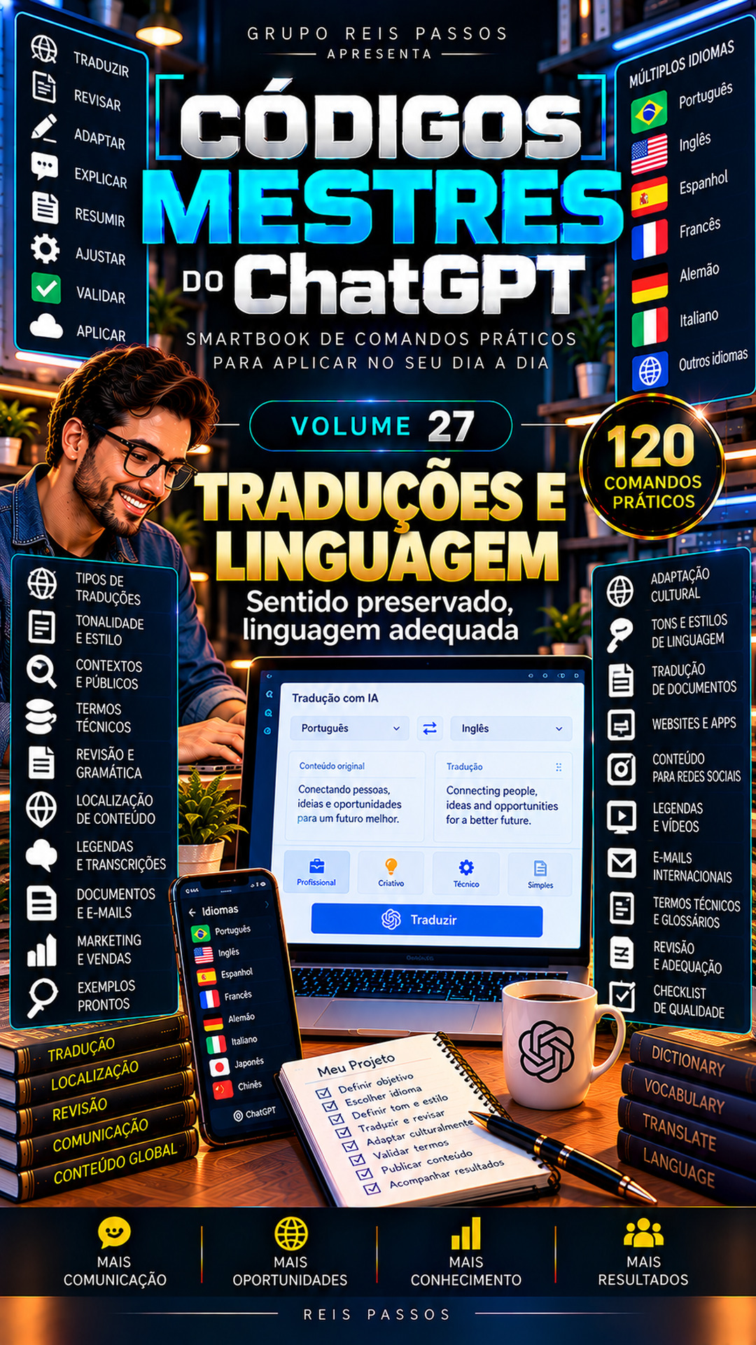 Capa de Traduções e Linguagem